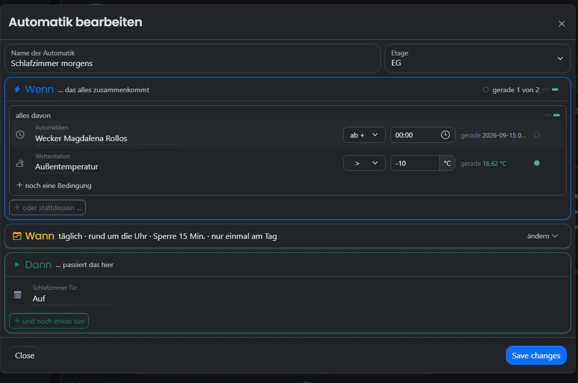 Der Automatik-Editor